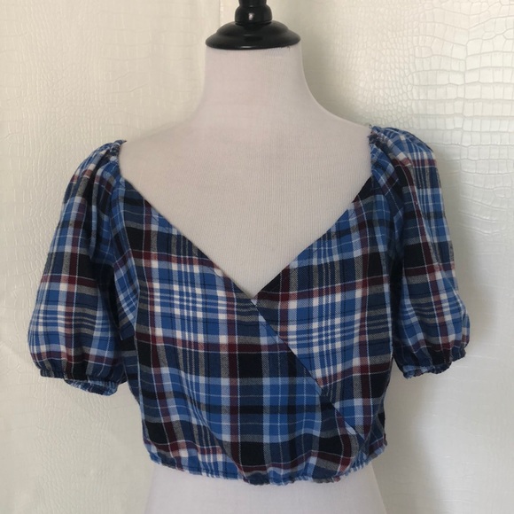 wild fable Tops - PRETTY BLUE CROP TOP 🔵